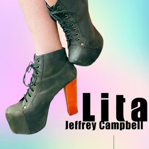 Jeffrey Campbell Litas Distressed Black